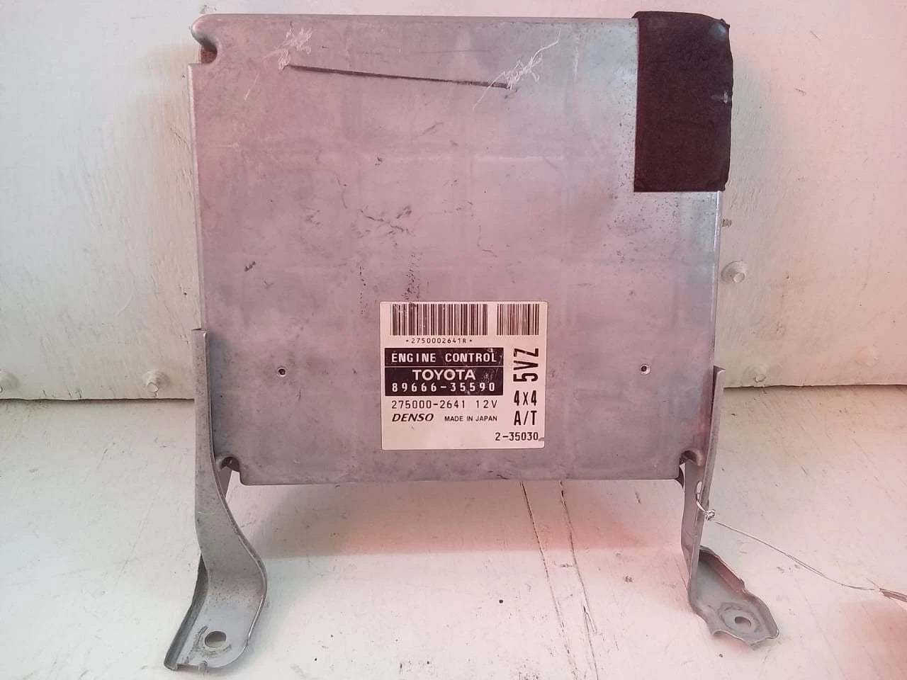 2002 TOYOTA 4RUNNER 4WD 3.4L ENGINE COMPUTER CONTROL MODULE ECU ECM 89666-35590