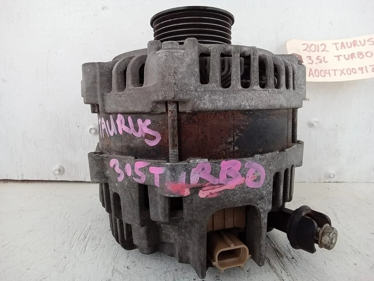 2010-2012 FORD TAURUS TURBO 3.5L ALTERNATOR GENERATOR A004TX0091ZC | AA5T10300BB