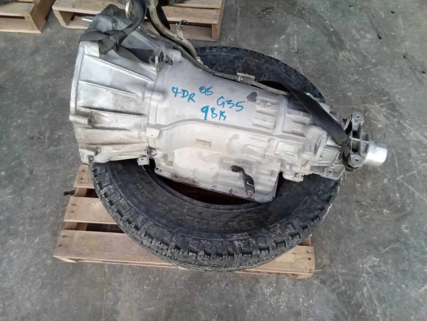 2006 06 INFINITI G35 SEDAN 4DR 4X2 2WD AUTOMATIC TRANSMISSION ASSY 98X2A RE5R05A