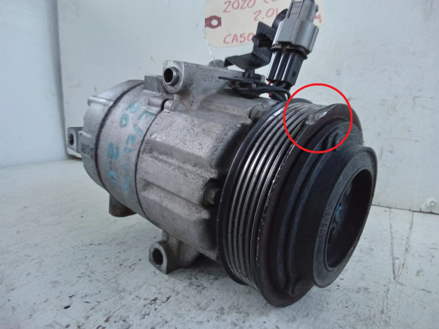 2017-2020 HYUNDAI ELANTRA 2.0L A/C COMPRESSOR - CA500EXFDA04 | VS14E MBPD 2284