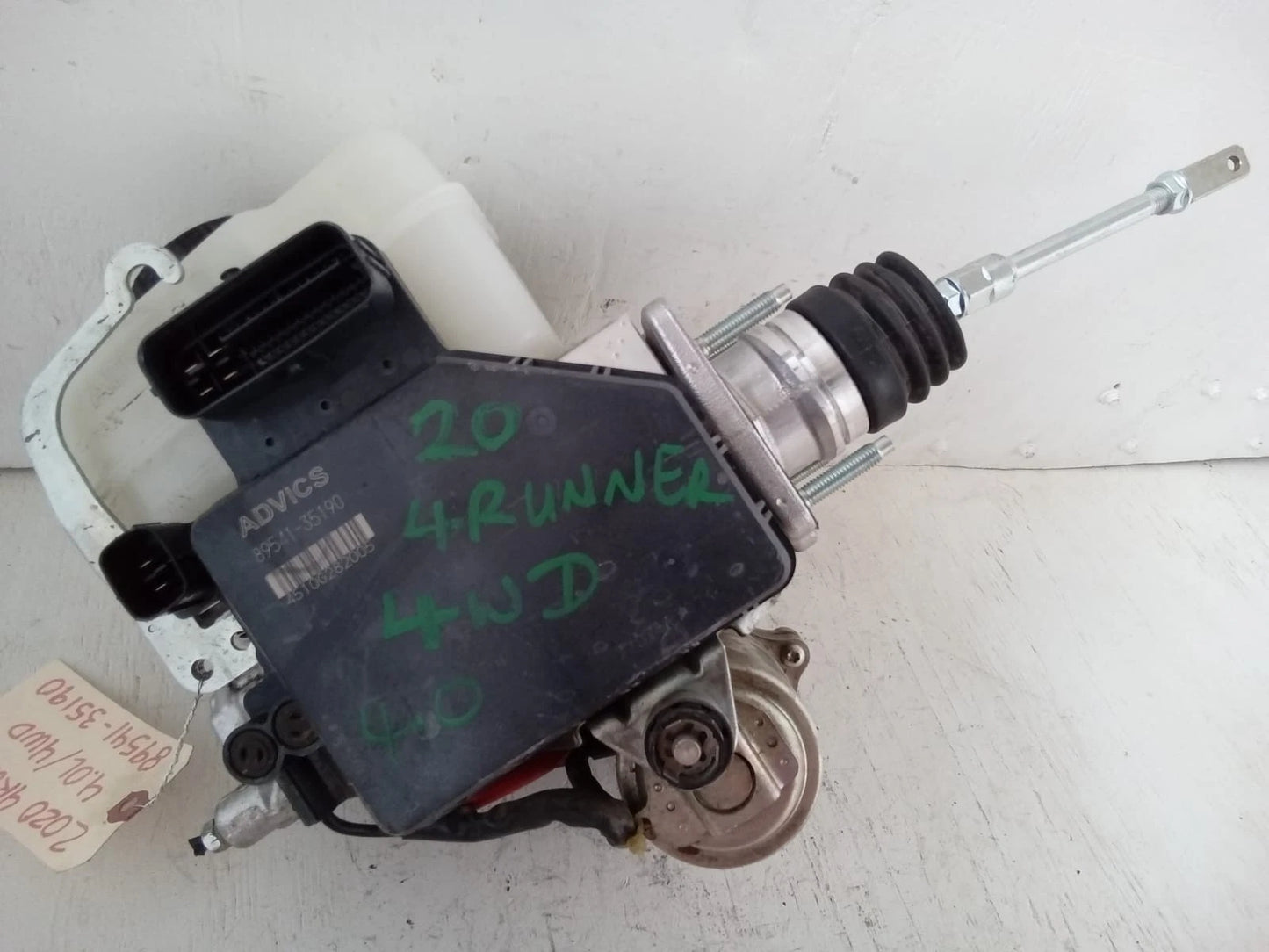 2020-2022 TOYOTA 4RUNNER 4.0L ABS PUMP BRAKE BOOSTER MASTER CYLINDER 89541-35190