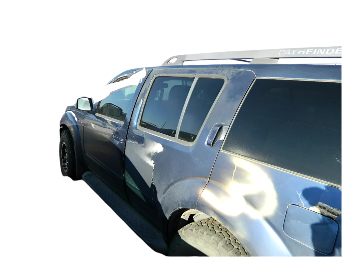 2005 - 2011 NISSAN PATHFINDER REAR LEFT DRIVER SIDE DOOR BLUE COLOR - OEM
