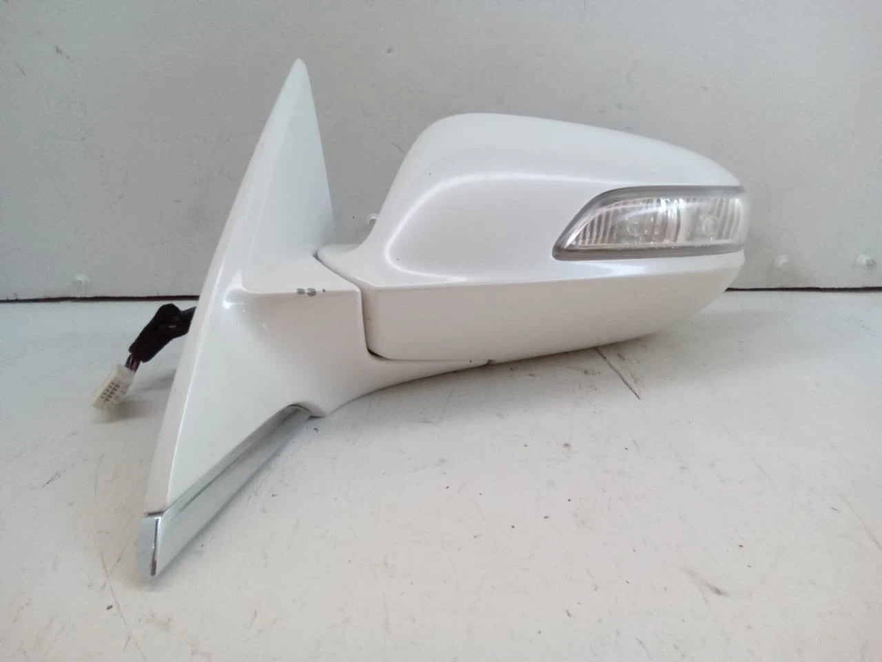 2009-2012 ACURA RL POWER DOOR MIRROR LH LEFT DRIVER SIDE COLOR WHITE 76250-SJA-A03ZL