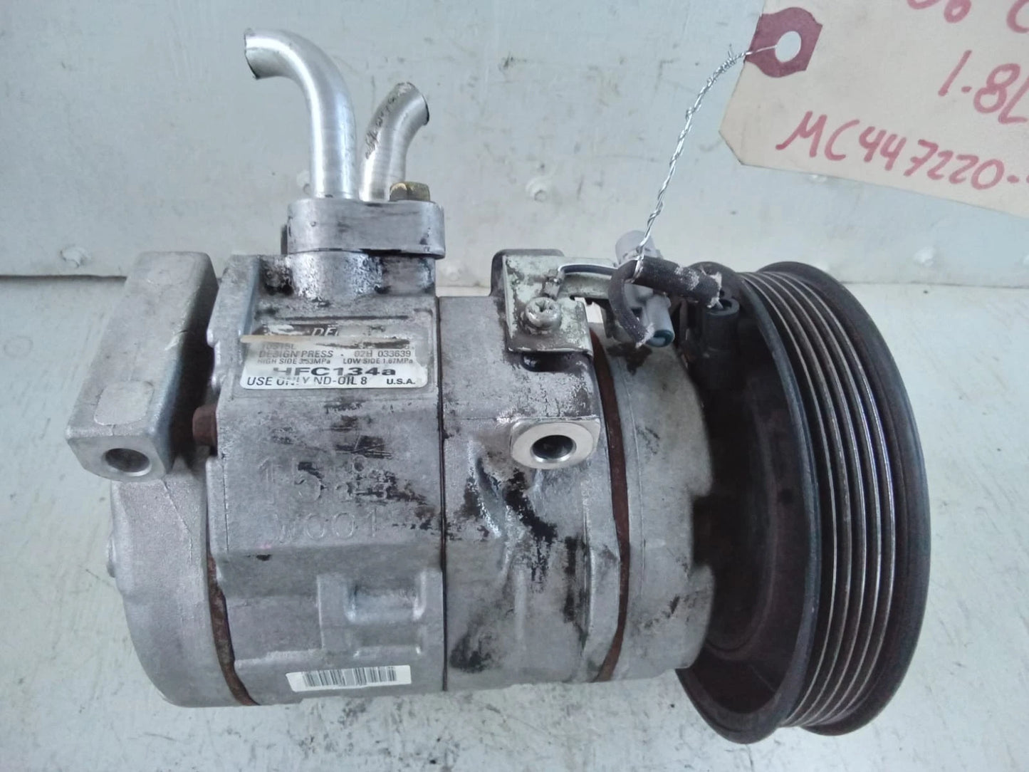 2003-2008 TOYOTA COROLLA MATRIX 1.8L A/C COMPRESSOR MC447220-4351