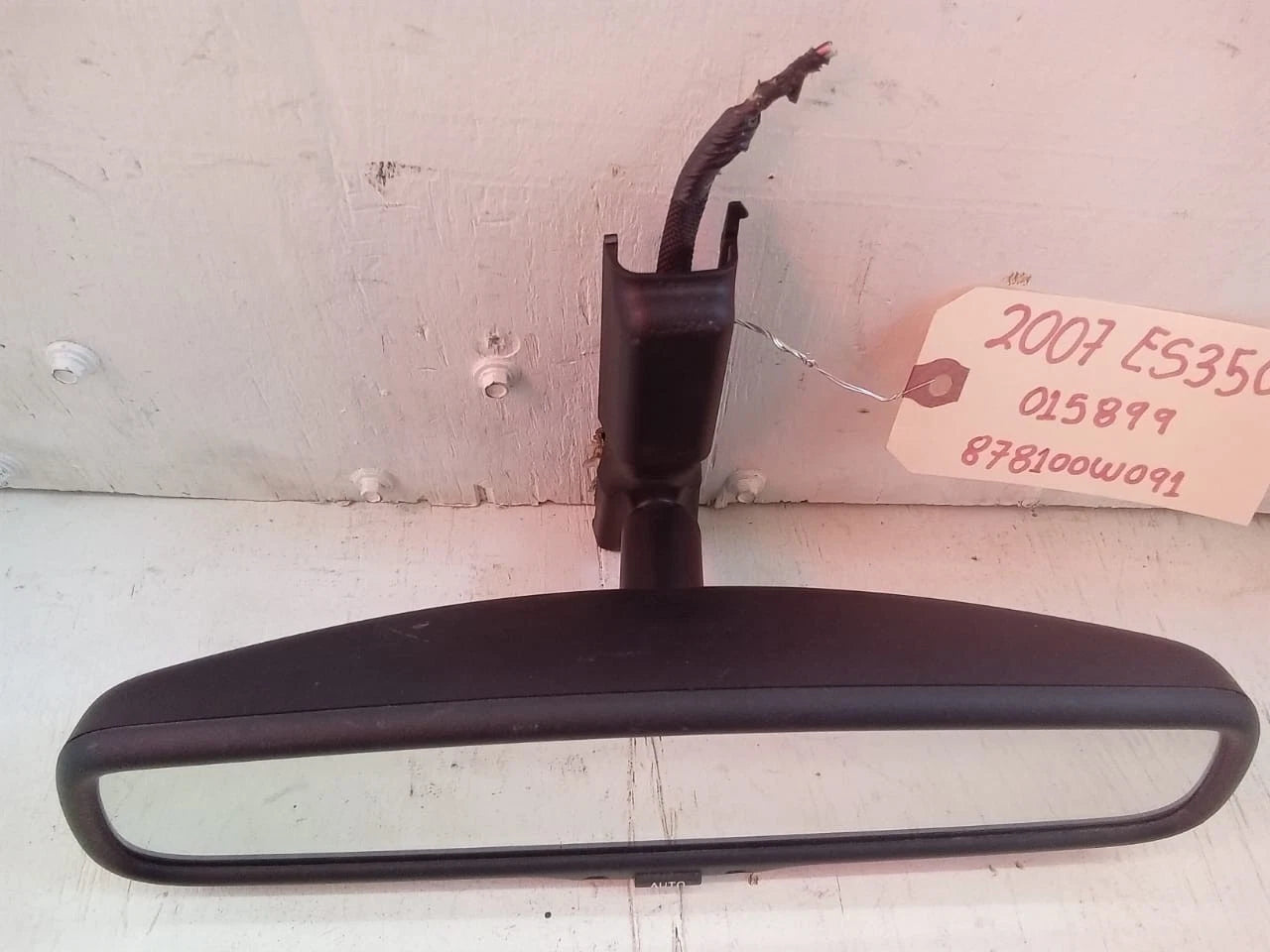 2007 2008 2009 LEXUS ES350 REAR VIEW MIRROR OEM 87810-0W091 | 015899 | 905-0807