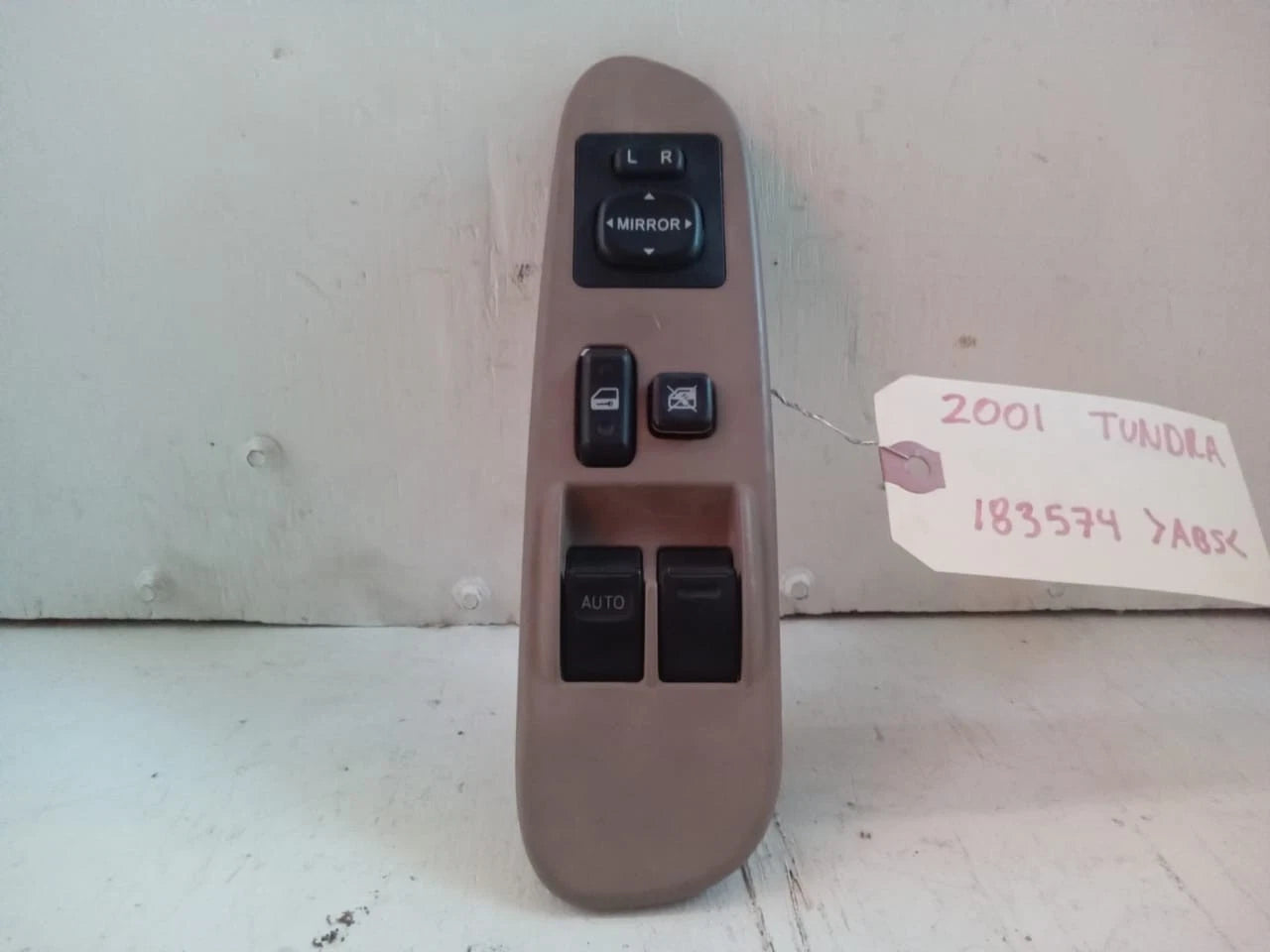 2000-2006 TOYOTA TUNDRA DRIVER SIDE MASTER POWER WINDOW SWITCH TAN 74202-0C020W