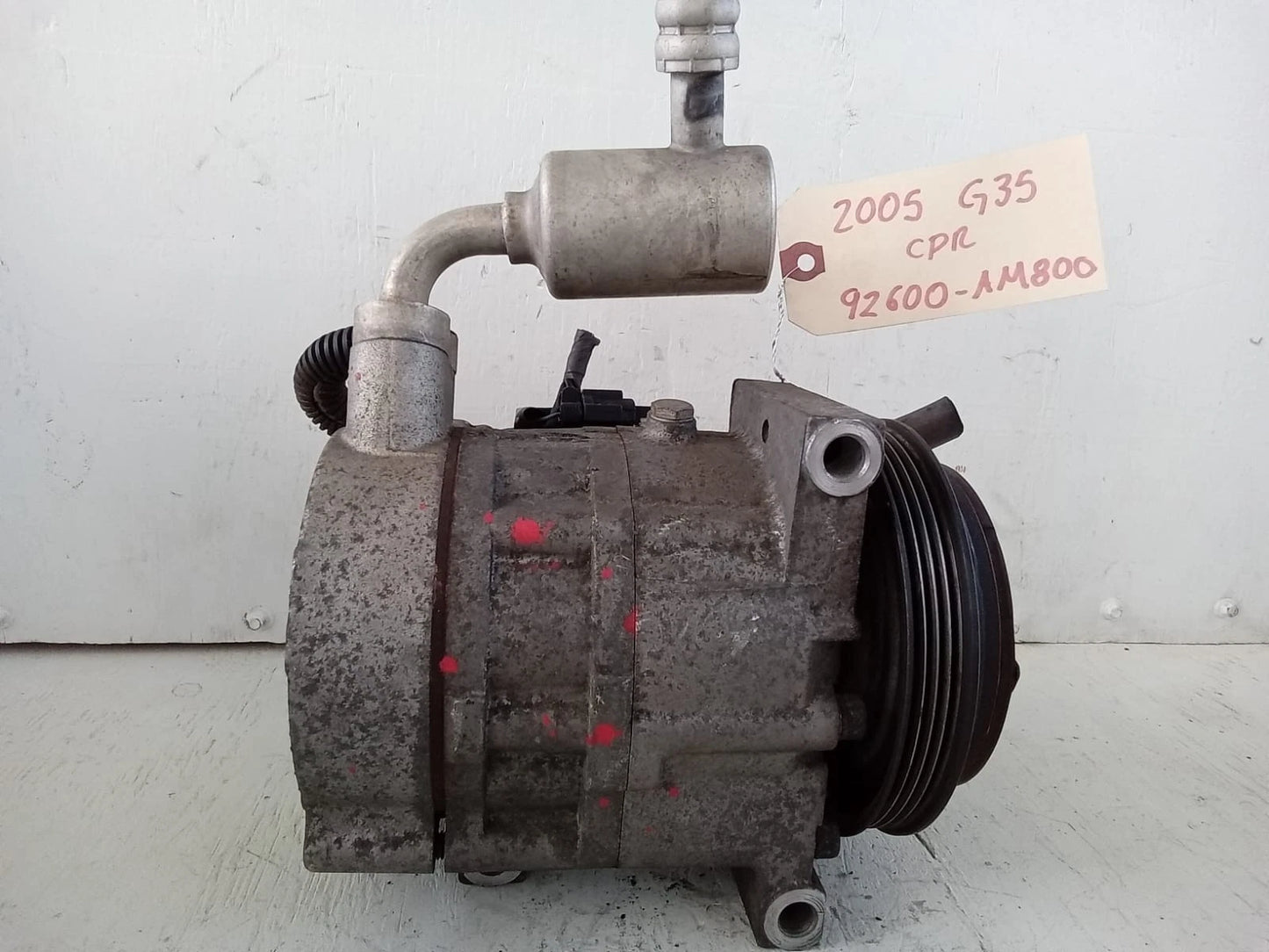2003-2007 INFINITI G35 COUPE 3.5L A/C COMPRESSOR - 92600-AM800 | 05017206
