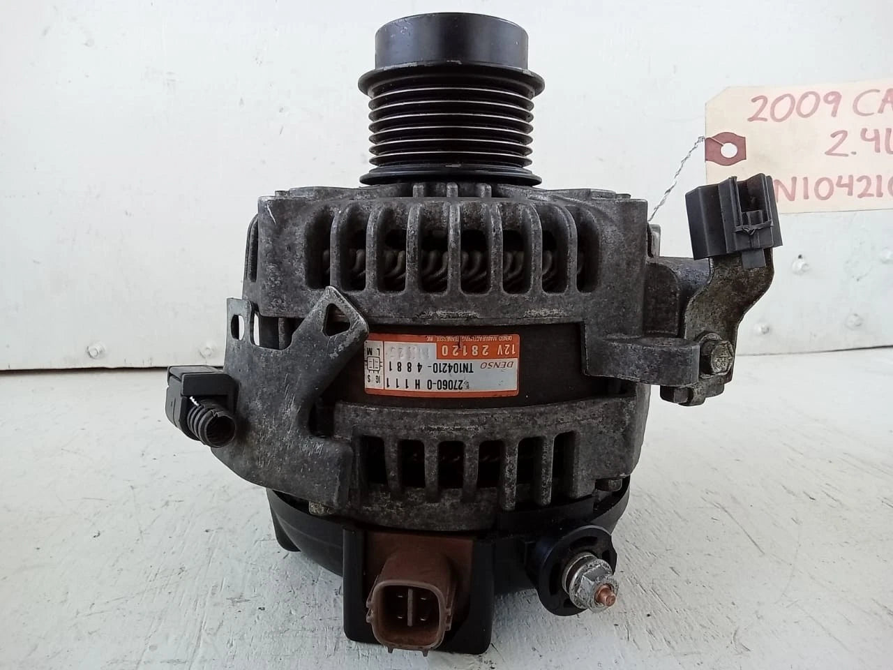 2007-2009 TOYOTA CAMRY 2.4L ALTERNATOR GENERATOR - 27060-0H111 | TN104210-4881