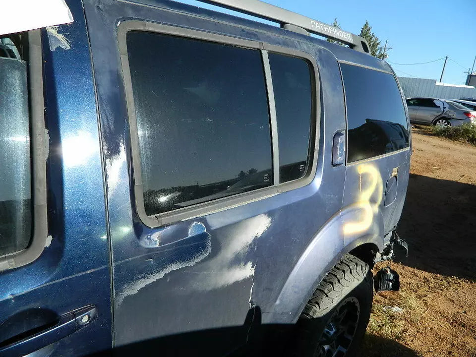 2005 - 2011 NISSAN PATHFINDER REAR LEFT DRIVER SIDE DOOR BLUE COLOR - OEM