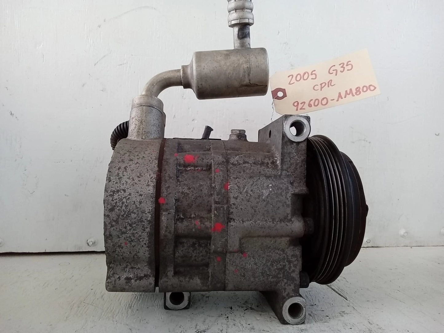 2003-2007 INFINITI G35 COUPE 3.5L A/C COMPRESSOR - 92600-AM800 | 05017206