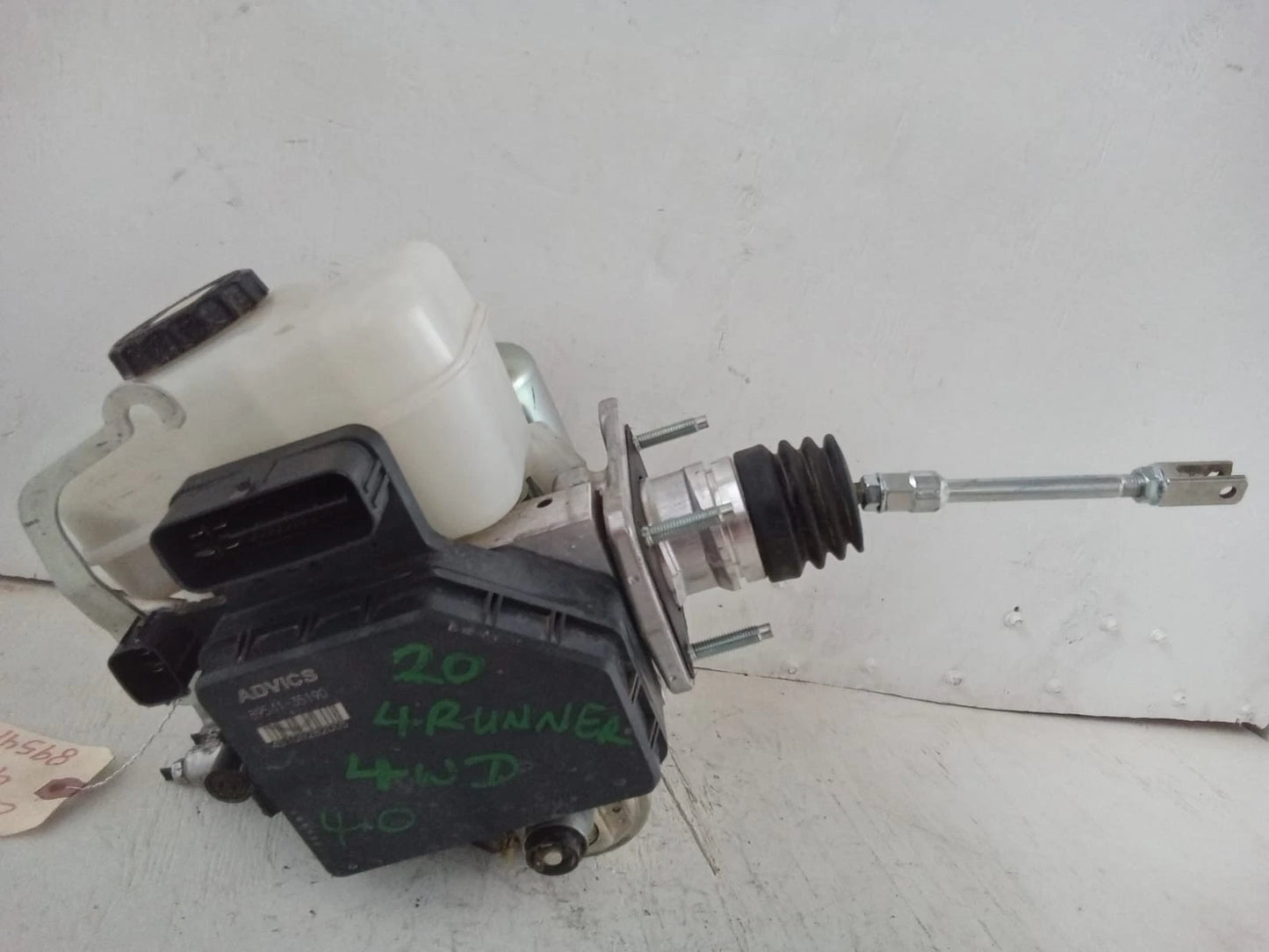 2020-2022 TOYOTA 4RUNNER 4.0L ABS PUMP BRAKE BOOSTER MASTER CYLINDER 89541-35190