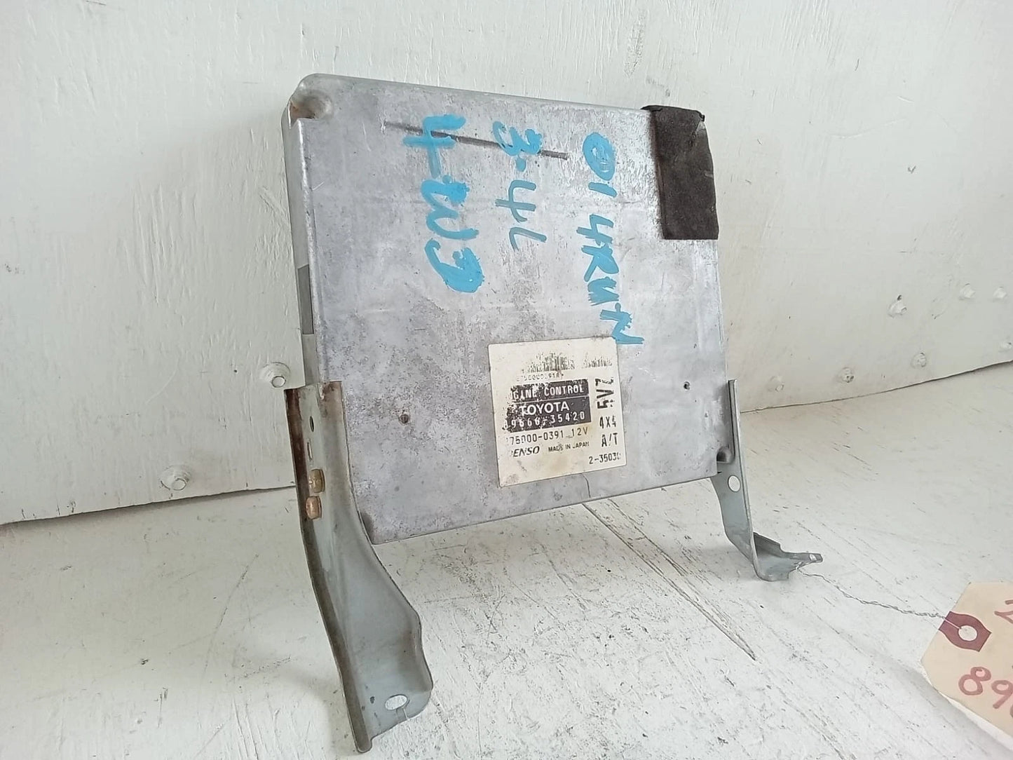 2001 TOYOTA 4RUNNER 3.4L 4WD ENGINE COMPUTER CONTROL MODULE ECU ECM 89666-35420