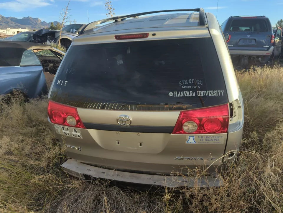 2004 2005 2006 2007 2008 2009 2010 TOYOTA SIENNA TAILGATE HATCH TRUNK LID TAIL G