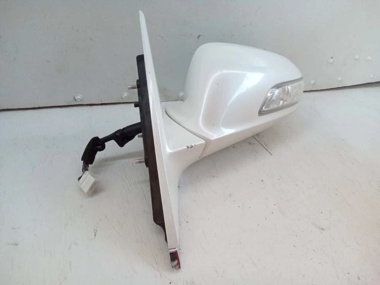 2009-2012 ACURA RL POWER DOOR MIRROR LH LEFT DRIVER SIDE COLOR WHITE 76250-SJA-A03ZL