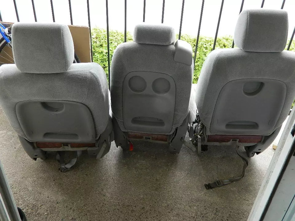 TOYOTA SIENNA REAR SECOND 2ND ROW SEATS FABRIC (3 PIECES SET)
