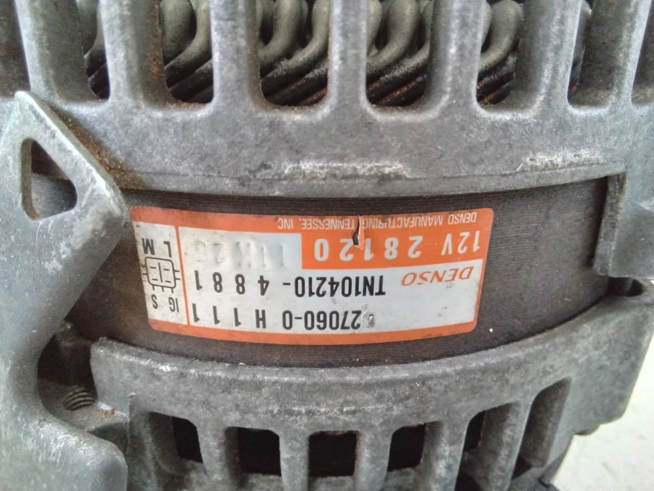 2007-2009 TOYOTA CAMRY 2.4L ALTERNATOR GENERATOR - 27060-0H111 | TN104210-4881