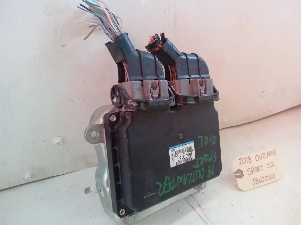 2018 MITSUBISHI OUTLANDER SPORT 2.0L ENGINE COMPUTER CONTROL MODULE ECU ECM E6T83581 1860D160