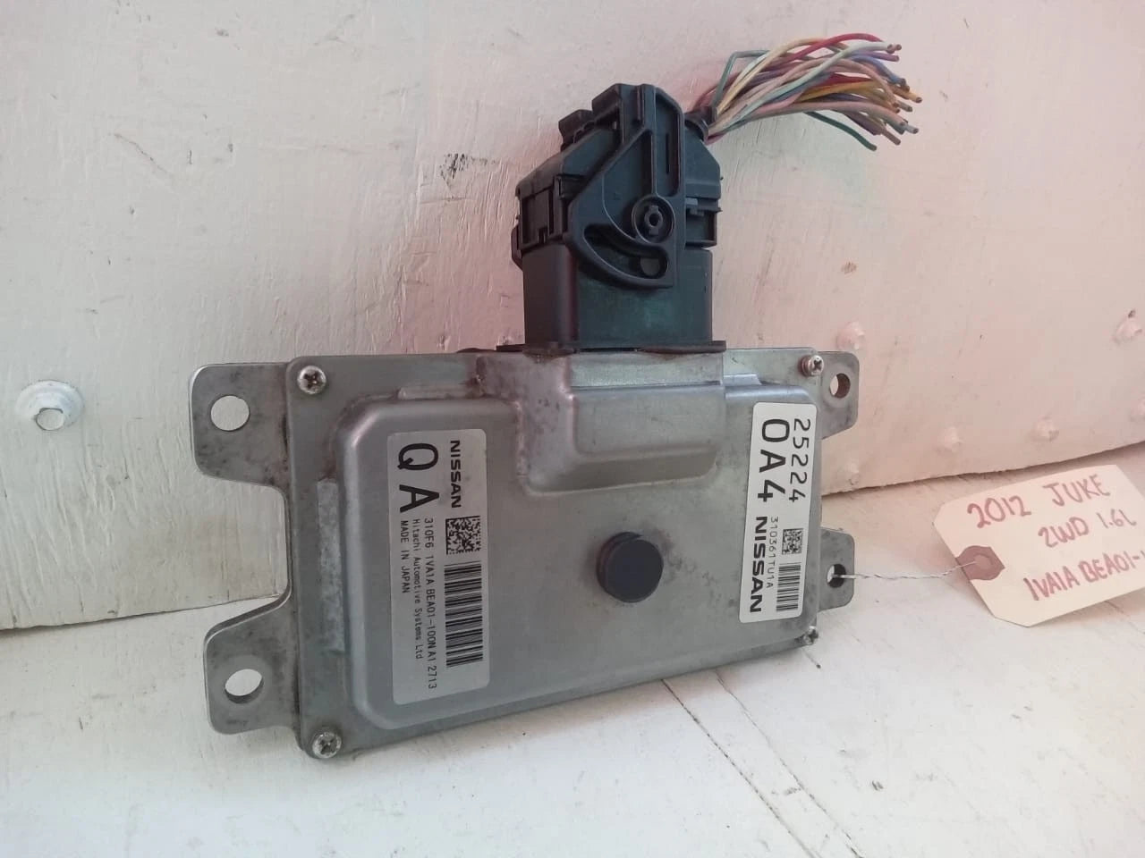 2012 NISSAN JUKE 2WD 1.6L TRANSMISSION CONTROL UNIT OEM TCU TCM - 310361TU1A