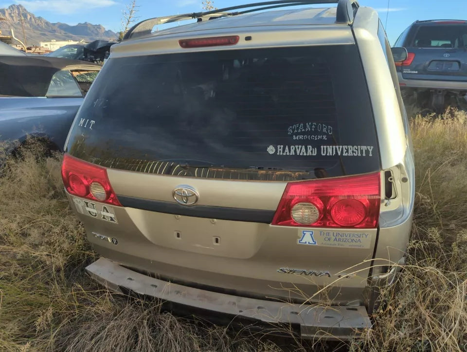2004 2005 2006 2007 2008 2009 2010 TOYOTA SIENNA TAILGATE HATCH TRUNK LID TAIL G