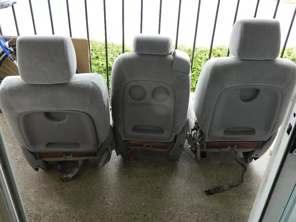 TOYOTA SIENNA REAR SECOND 2ND ROW SEATS FABRIC (3 PIECES SET)