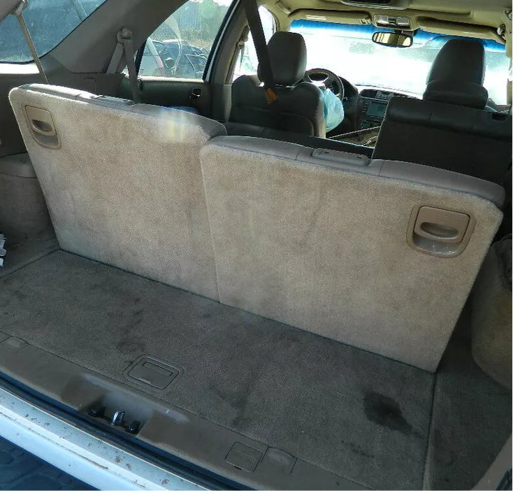 2004 ACURA MDX THIRD 3RD ROW SEAT ASSEMBLY TOP AND BOTTOM LEATHER TAN COLOR -OEM