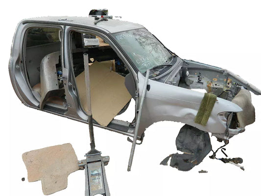 2004-2006 TOYOTA TUNDRA 4.7L V8 DOUBLE CAB TRUCK CABIN ONLY GRAY SILVER COLOR