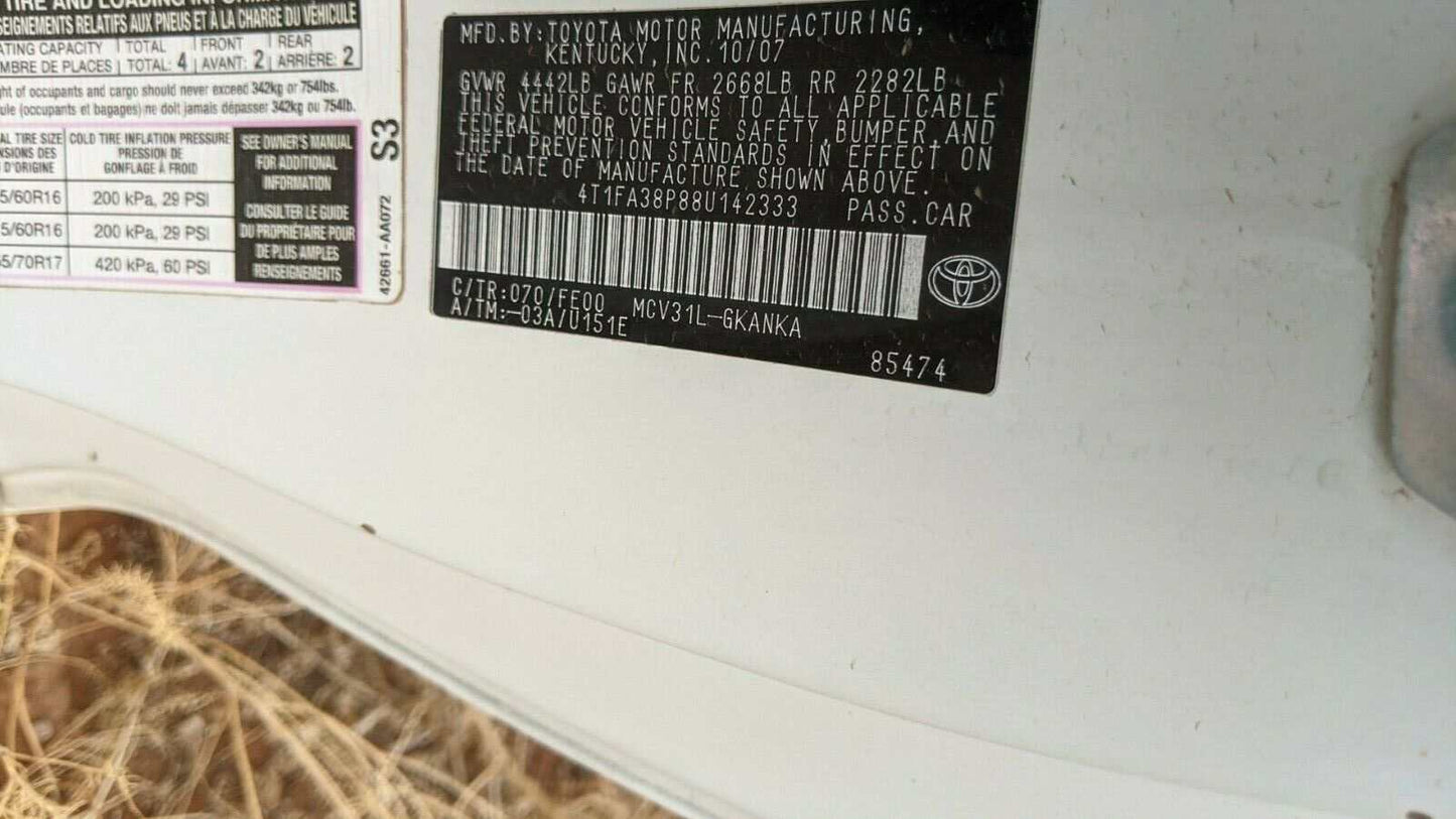 TOYOTA SOLARA TRUNK LID