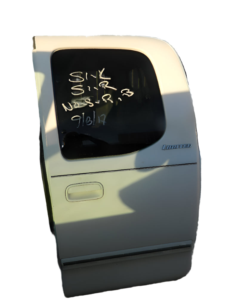 TOYOTA TUNDRA ACC CAB REAR REAR LEFT DRIVER DOOR OEM- WHITE LIMITED