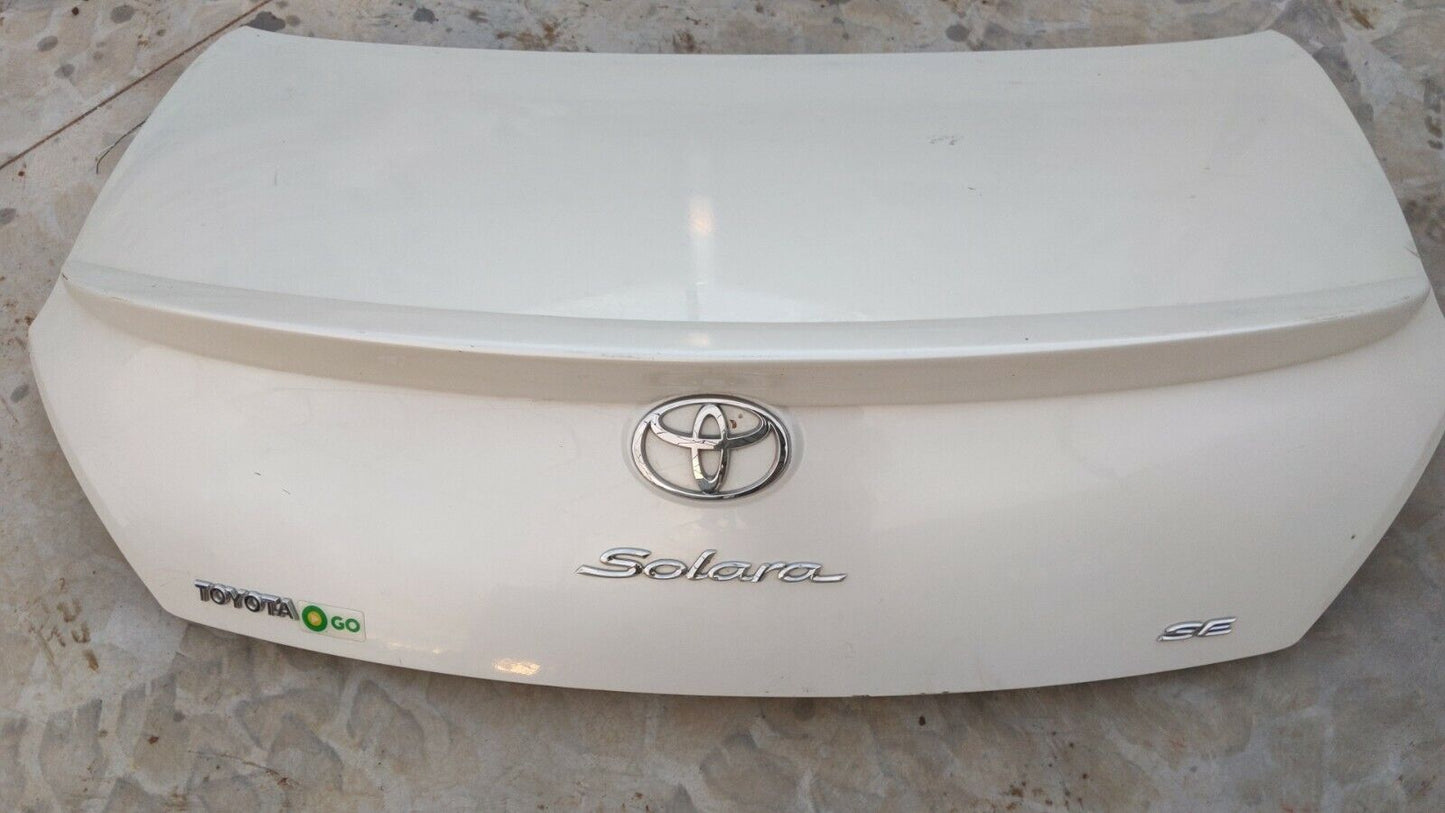 2004 2005 2006 2007 2008 TOYOTA SOLARA TRUNK LID HATCH WITH SPOILER