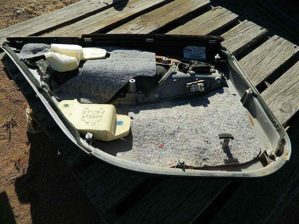 TOYOTA CAMRY REAR RIGHT PASSENGER DOOR PANEL