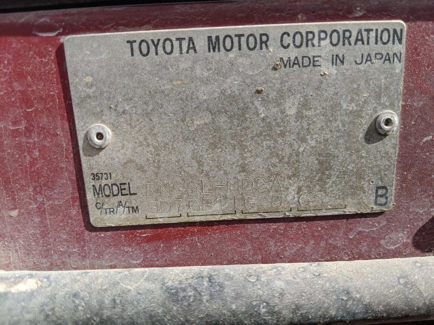 TOYOTA PICKUP TRUCK