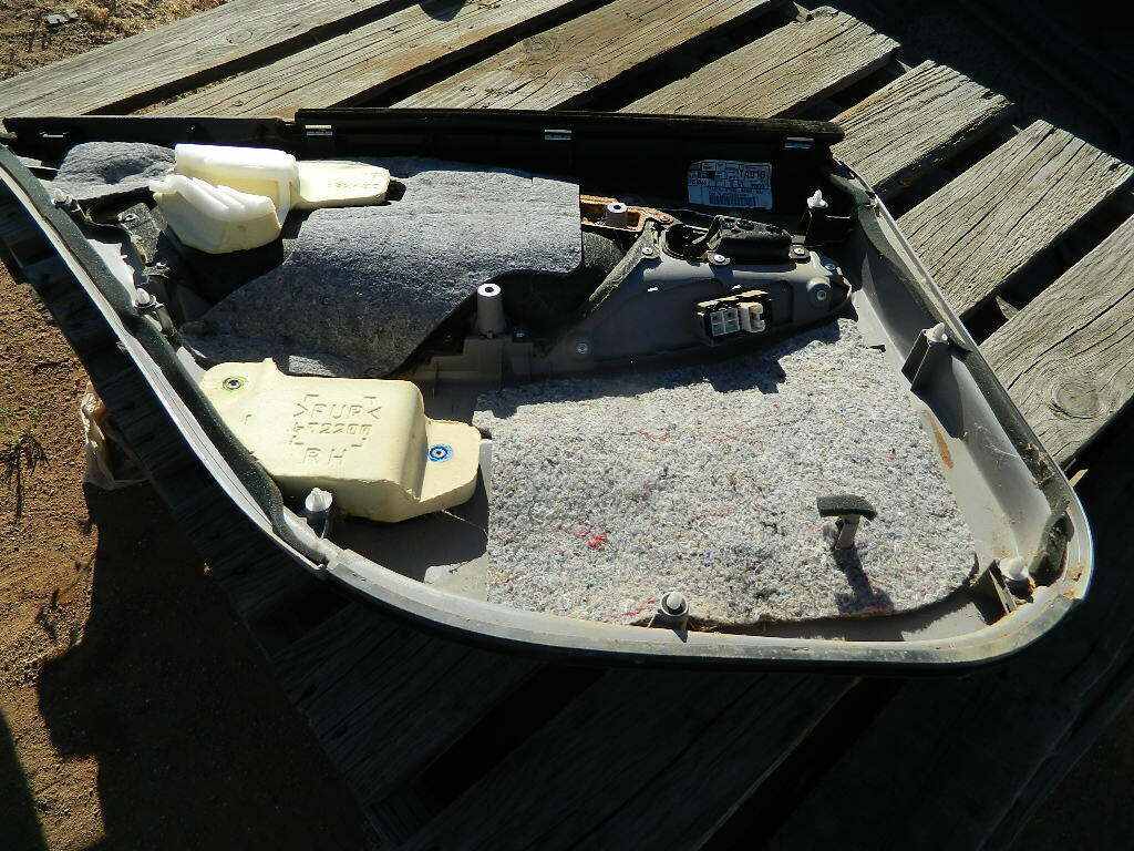 TOYOTA CAMRY REAR RIGHT PASSENGER DOOR PANEL