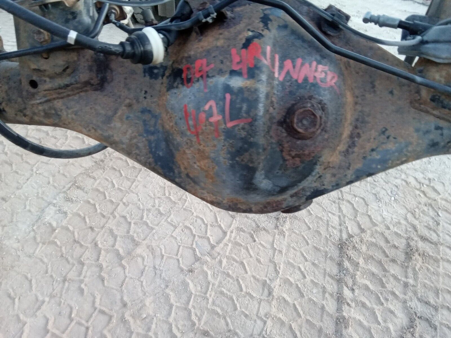 03 04 05 06 07 08 TOYOTA 4RUNNER REAR DIFFERENTIAL REAR END CARRIER ASSY V8 4.7L