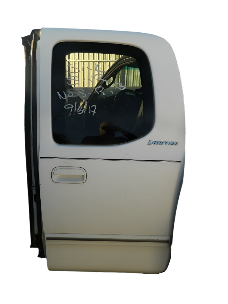 TOYOTA TUNDRA ACC CAB REAR REAR LEFT DRIVER DOOR OEM- WHITE LIMITED