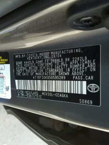 2002 2006 Toyota Camry