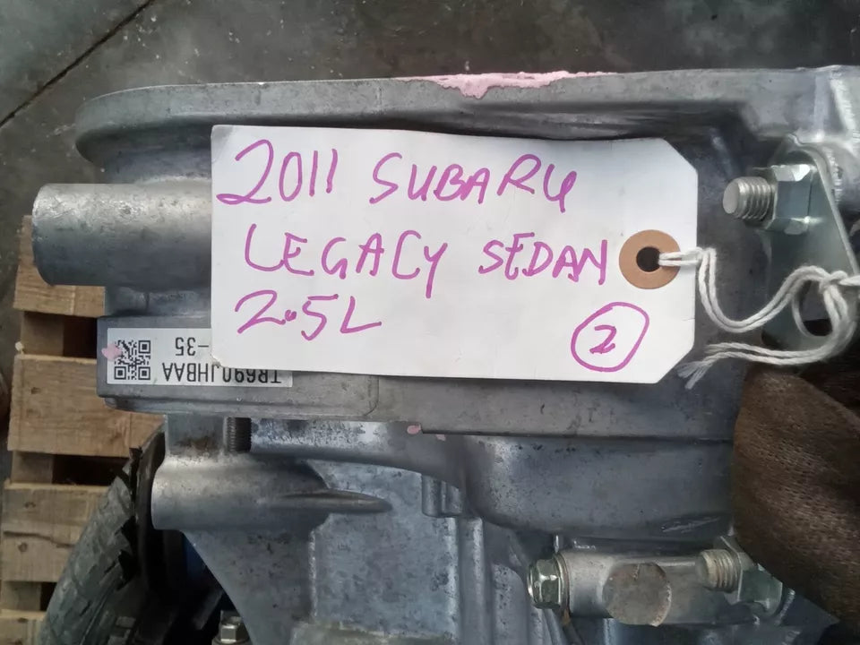 2011 2012 SUBARU LEGACY SEDAN 2.5L 4X4 AWD AUTOMATIC TRANSMISSION ASSY LOW MILES