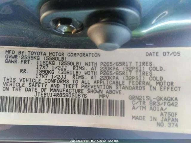 Toyota 4Runner rear differential