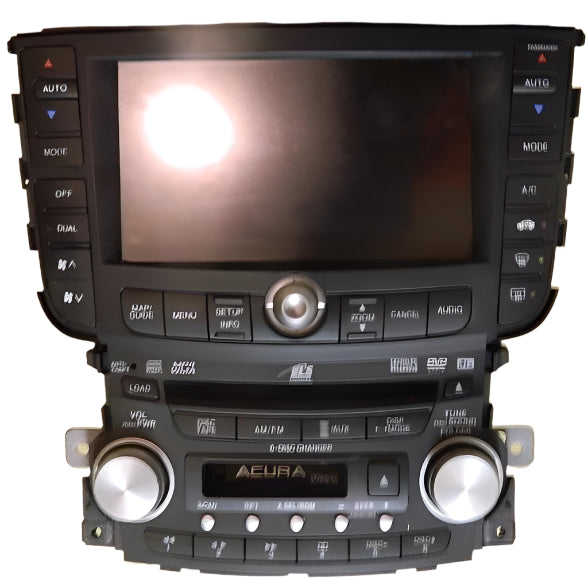 2007 07 2008 08 ACURA TL NAVIGATION SYSTEM DVD PLAYER AND RADIO SYSTEM SCREEN