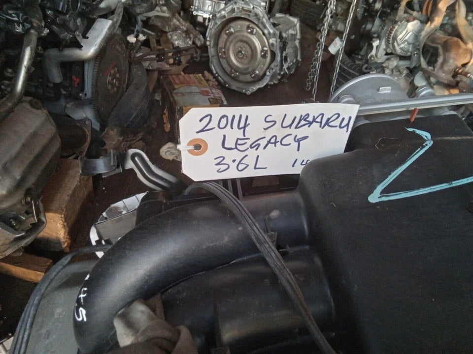 12 13 14 SUBARU LEGACY OUTBACK 3.6L, VIN D, VIN E, VIN M, VIN J ENGINE MOTOR
