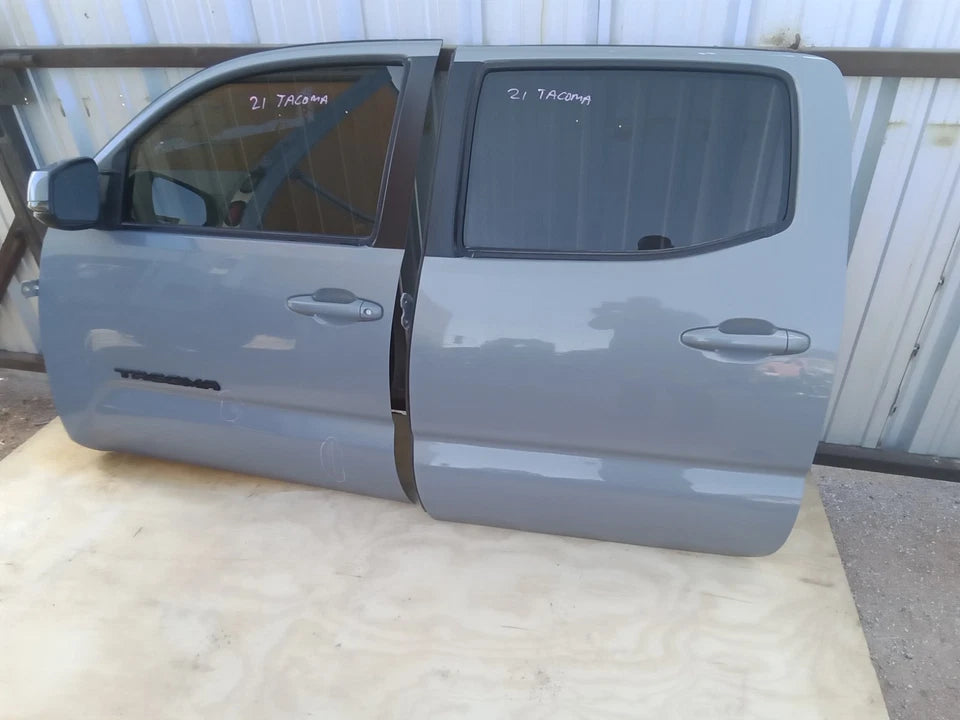 16 17 18 19 20 21 22 23 TOYOTA TACOMA CREW CAB FRONT AND REAR LEFT DOORS ASSY