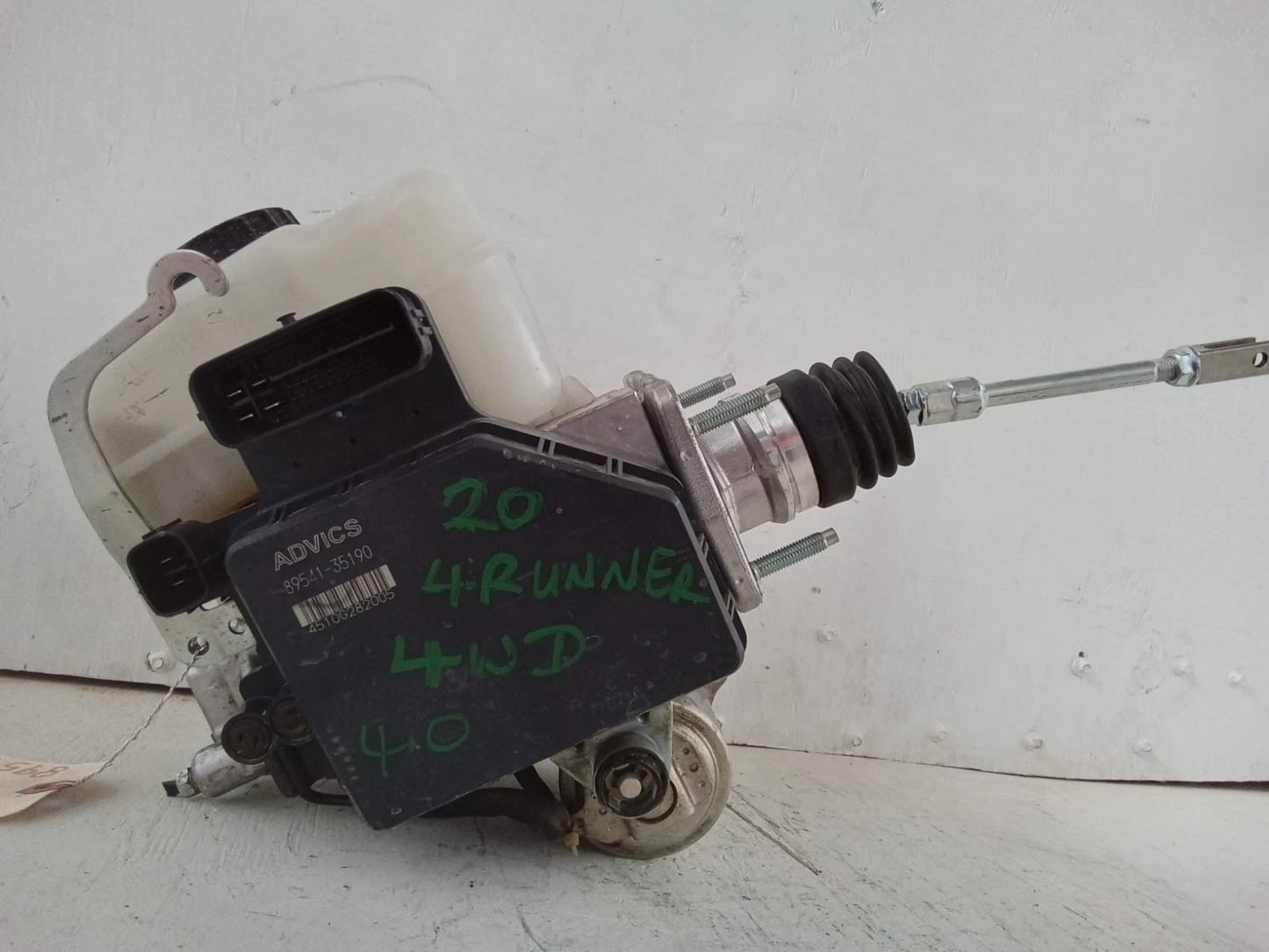 2020-2022 TOYOTA 4RUNNER 4.0L ABS PUMP BRAKE BOOSTER MASTER CYLINDER 89541-35190