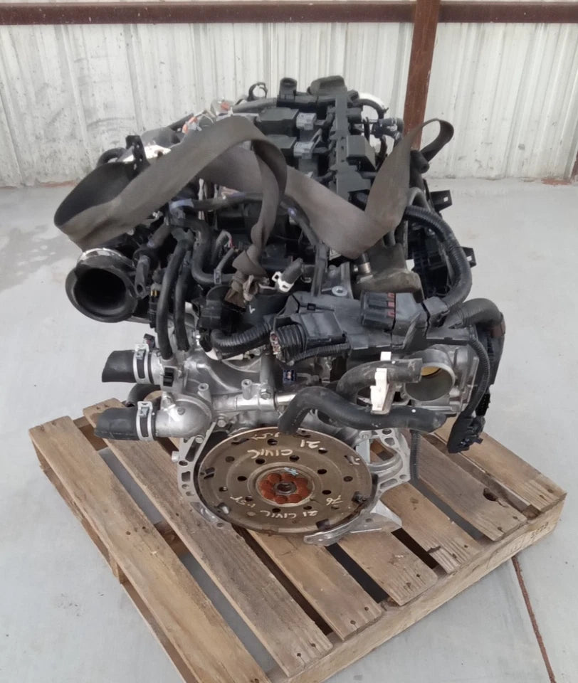 17 18 19 20 21 HONDA CIVIC 1.5T ENGINE MOTOR ASSEMBLY W/TURBO 76K MILES VIN 7