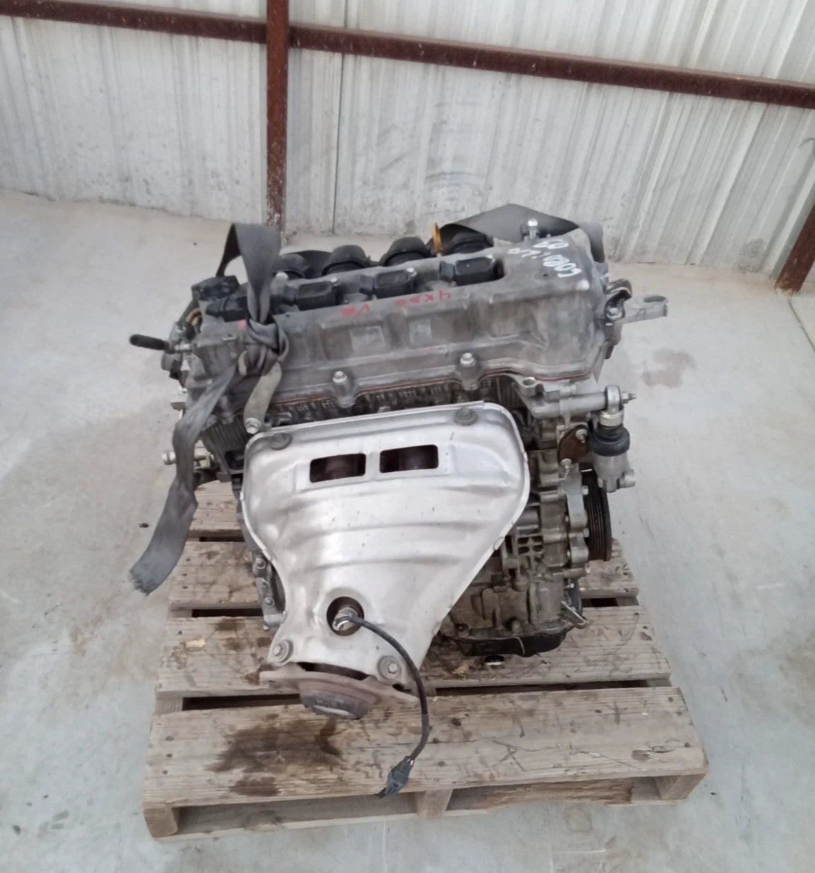 2003 2004 (THRU 04/04) TOYOTA COROLLA 1.8L ENGINE MOTOR ASSEMBLY VIN R 1ZZFE