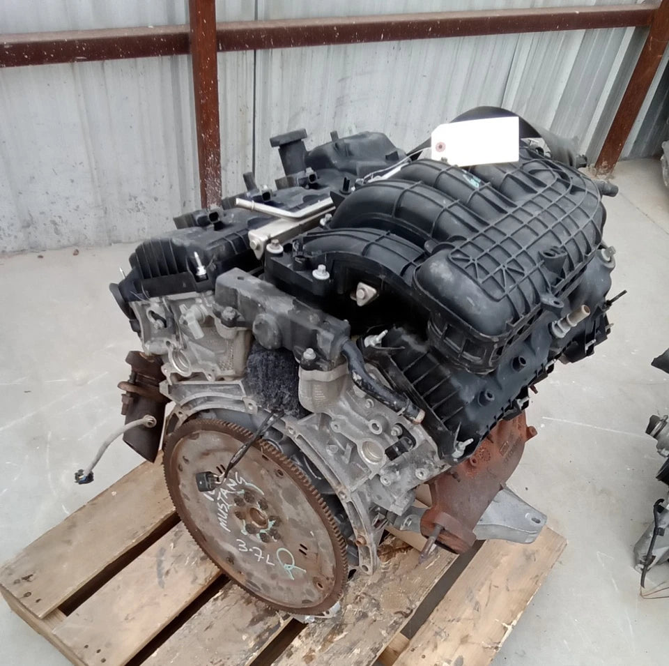 2015 2016 2017 FORD MUSTANG ENGINE MOTOR ASSEMBLY 3.7L VIN M, 8th digit