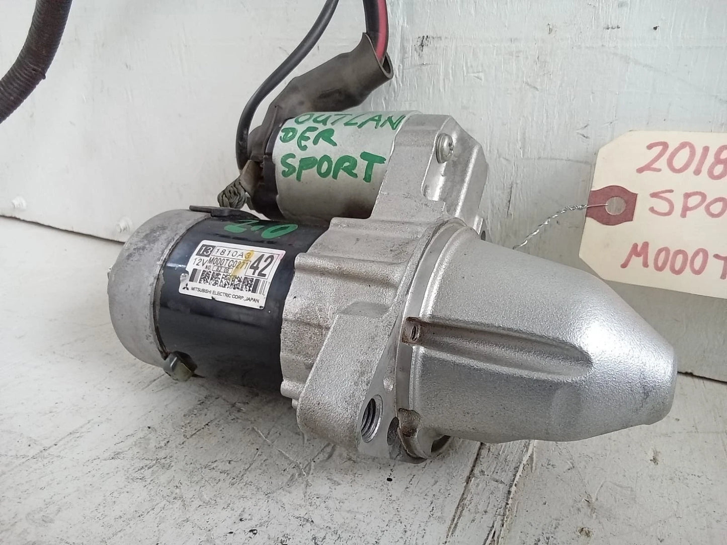 2016-2020 MITSUBISHI OUTLANDER SPORT 2.0L STARTER MOTOR - M000TC0271 | 1810A3