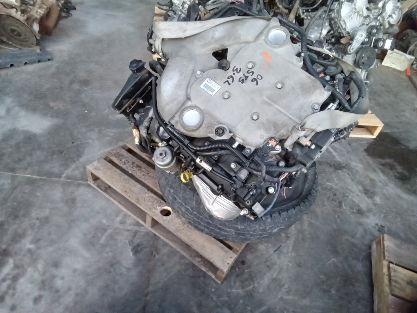 2006 CADILLAC SRX STS 3.6L VIN 7, 8th digit, opt LY7 ENGINE MOTOR ASSEMBLY 122K