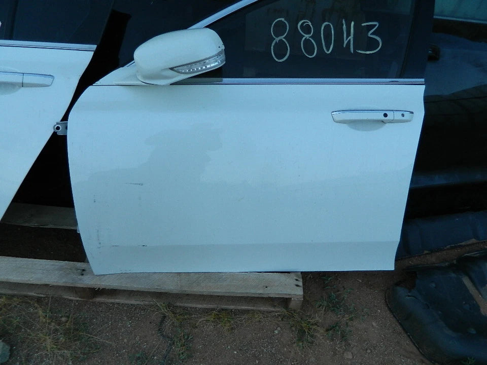 2009-2014 ACURA TL FRONT AND REAR LEFT DRIVER SIDE DOORS-SET PEARL WHITE COLOR