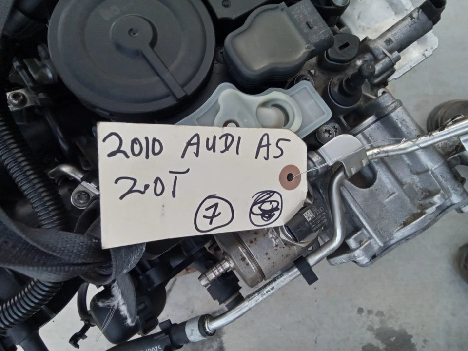 11-12 AUDI Q5 09-12 AUDI A4 10-12 AUDI A5 CC 2.0L ENGINE MOTOR ASSEMBLY CAEB