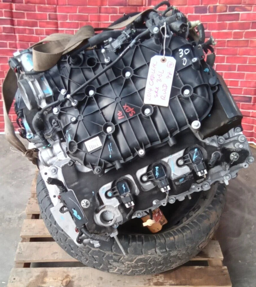 2013 2014 Cadillac SRX 3.6L V6 2WD RWD ENGINE MOTOR ASSEMBLY LFX 80K MILES VIN 3