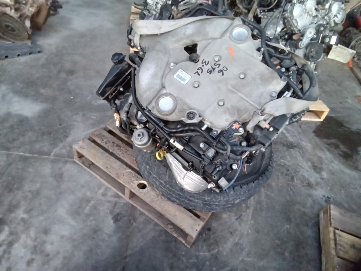 2006 CADILLAC SRX STS 3.6L VIN 7, 8th digit, opt LY7 ENGINE MOTOR ASSEMBLY 122K